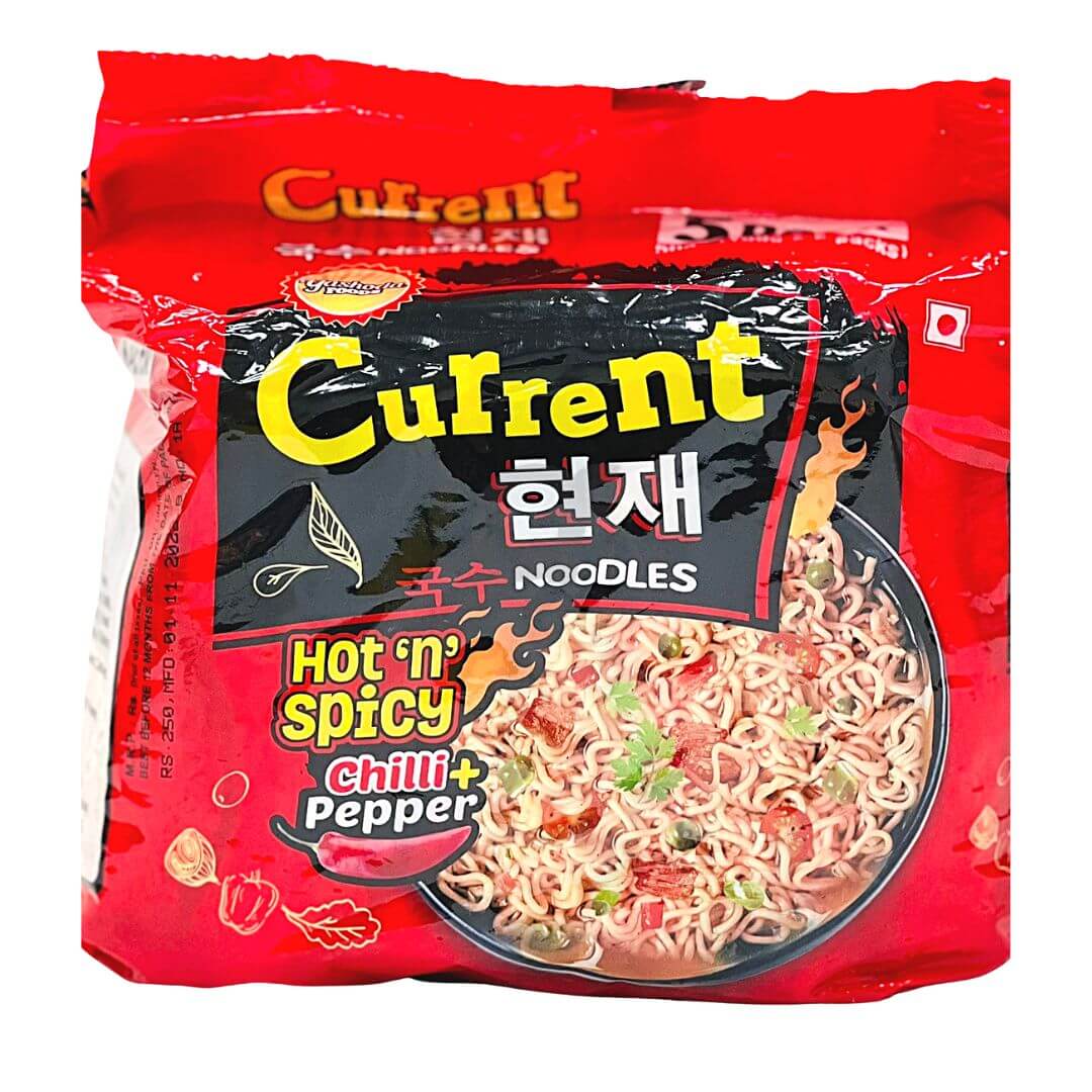 Current Noodle Hot & Spicy 5pkt