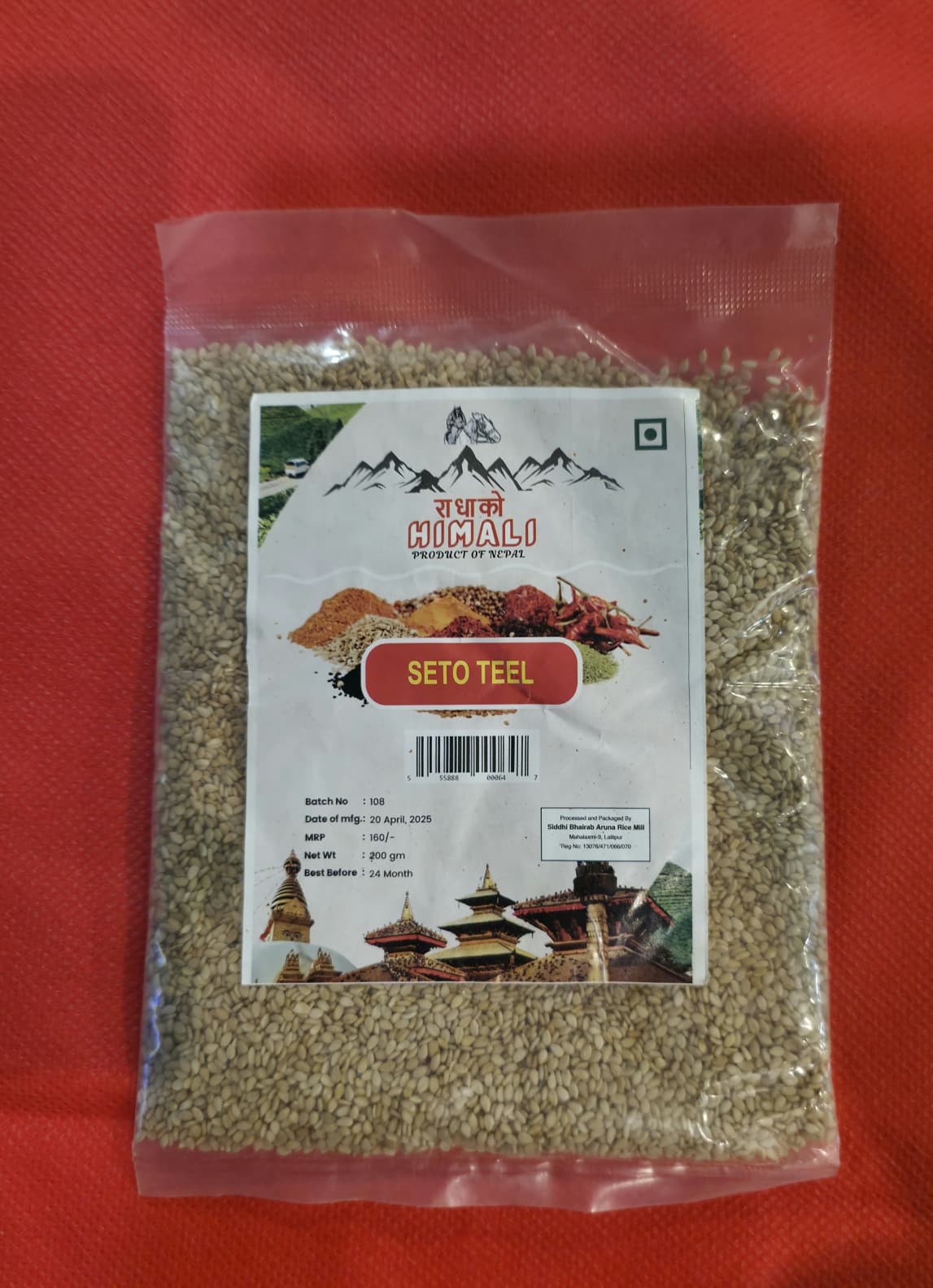 White Sesame Seeds (Nepali Seto Teel) 200g