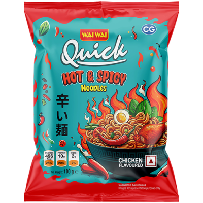 Wai Wai Quick Hot & Spicy Box