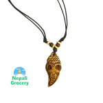 Nepali Carved Bone Mask Necklace