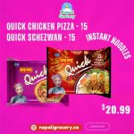 Quick Schezwan + Quick Noodles 30pcs (15 Each) Made in Nepal
