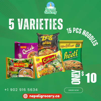 15 PCS Noodles (5 Varieties)
