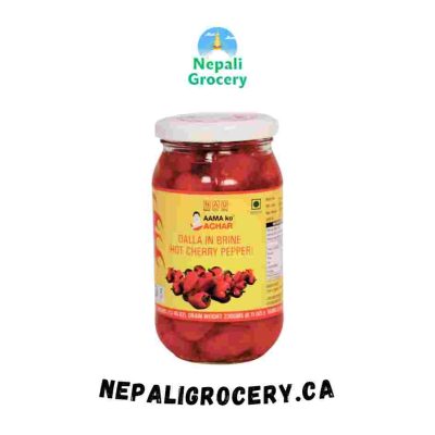 Aama Ko Achar Dalla in Brine (Hot Cherry Pepper)-380Gm